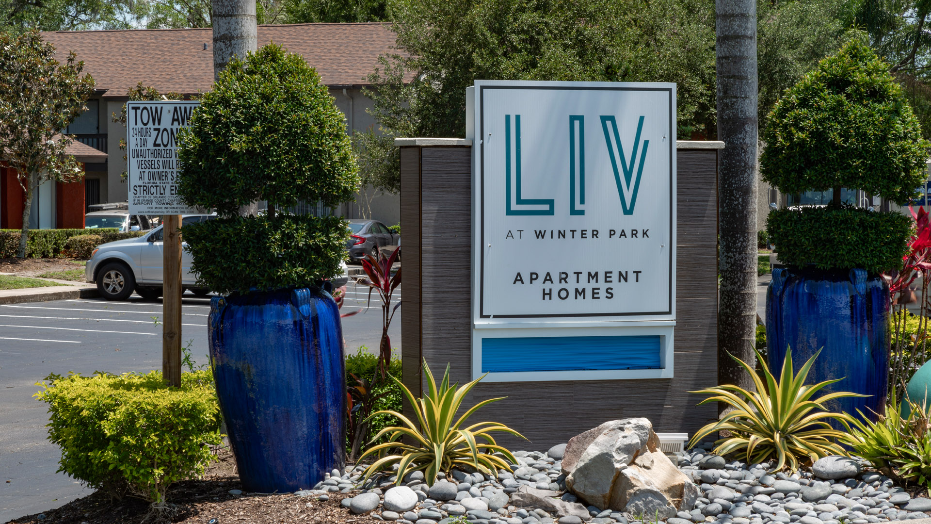 Liv at Winter Park apartment homes signage